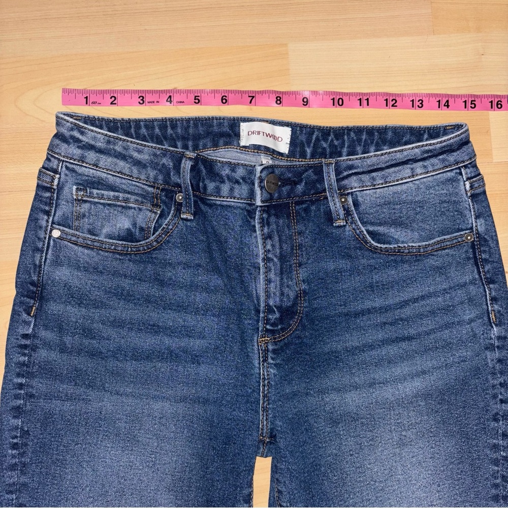 Driftwood Jeans Colette Embroidered Crop Straight Jeans Prairie Floral Women 6 - Picture 8 of 13